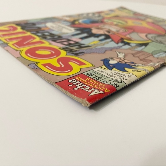 Vintage 1994 Sonic the Hedgehog No 15 Comic Book Dr Robotnik - Picture 8 of 16